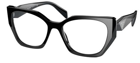 prada prada pr 18w black 54/17/145 women eyewear frame|Prada PR 18WV 1AB1O1 54 Black Eyeglasses .